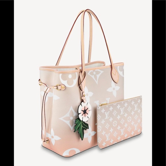 Louis Vuitton neverfull by the pool tote shopper with box oversized Lv beige - Picture 1 of 8